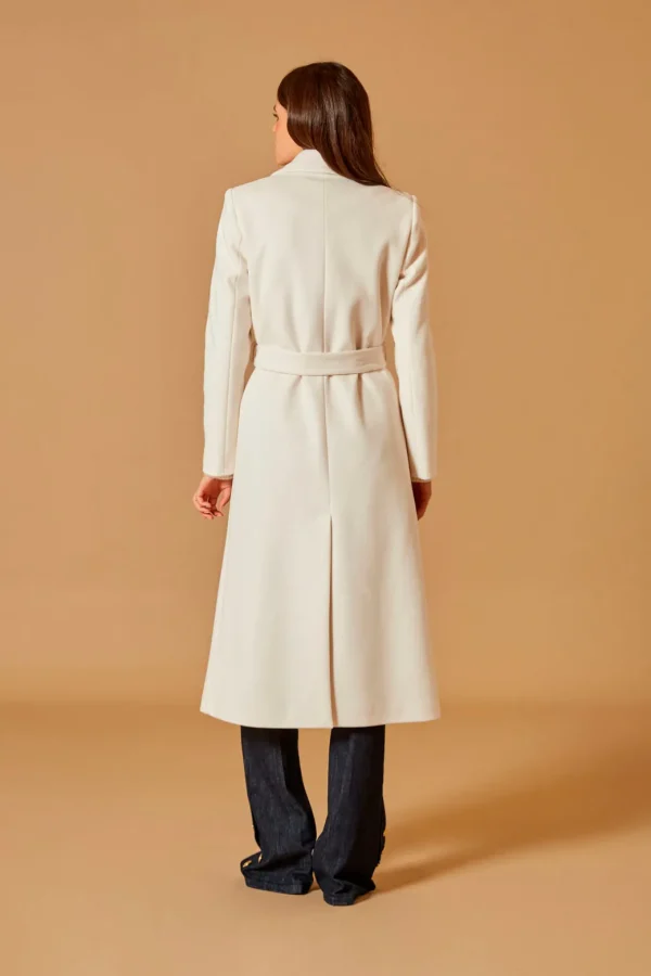 CAPPOTTO LUNGO MONOPETTO BIANCO