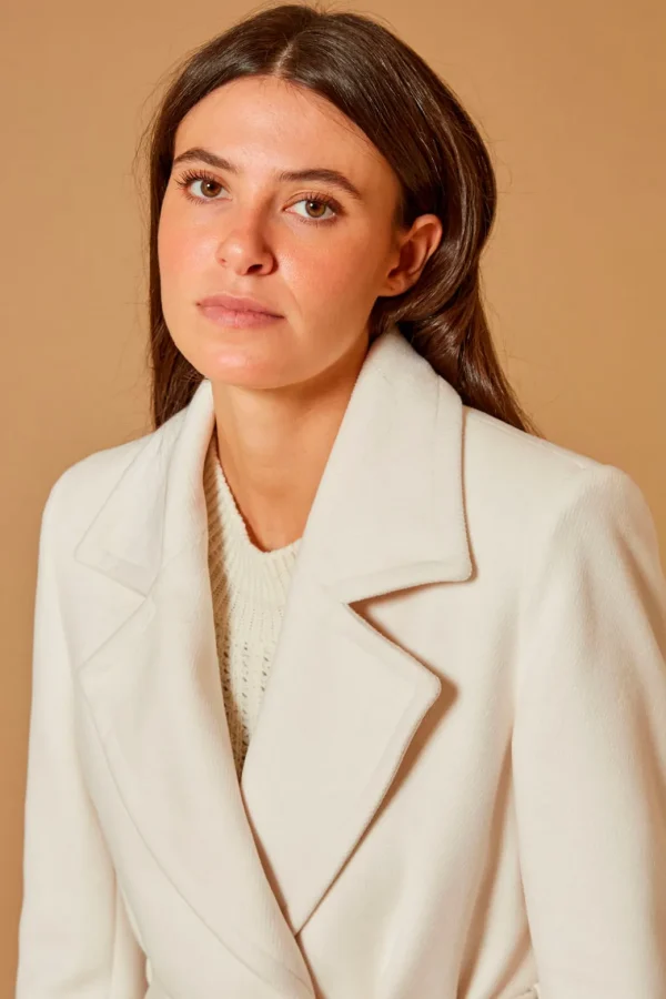 CAPPOTTO LUNGO MONOPETTO BIANCO